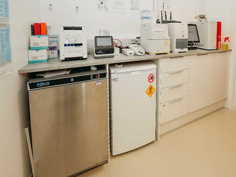 Eden Vets - facilities include in-house lab